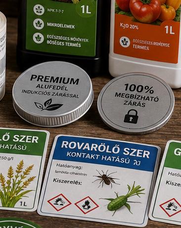 Indukciós zárófóliák Kép